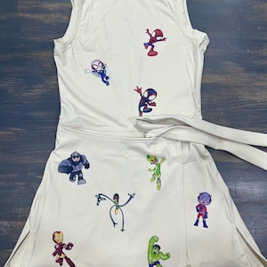 Spidey Tennis Dress, Spidey Outfit, Spidey and his amazing friends.