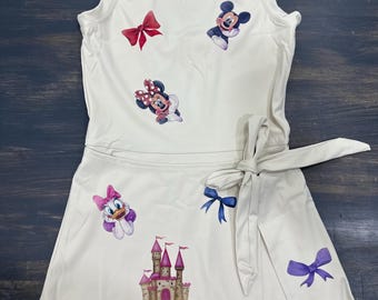 Disney Tennis Dress, Disney Outfit, Mickey and Friends Athletic Dress.