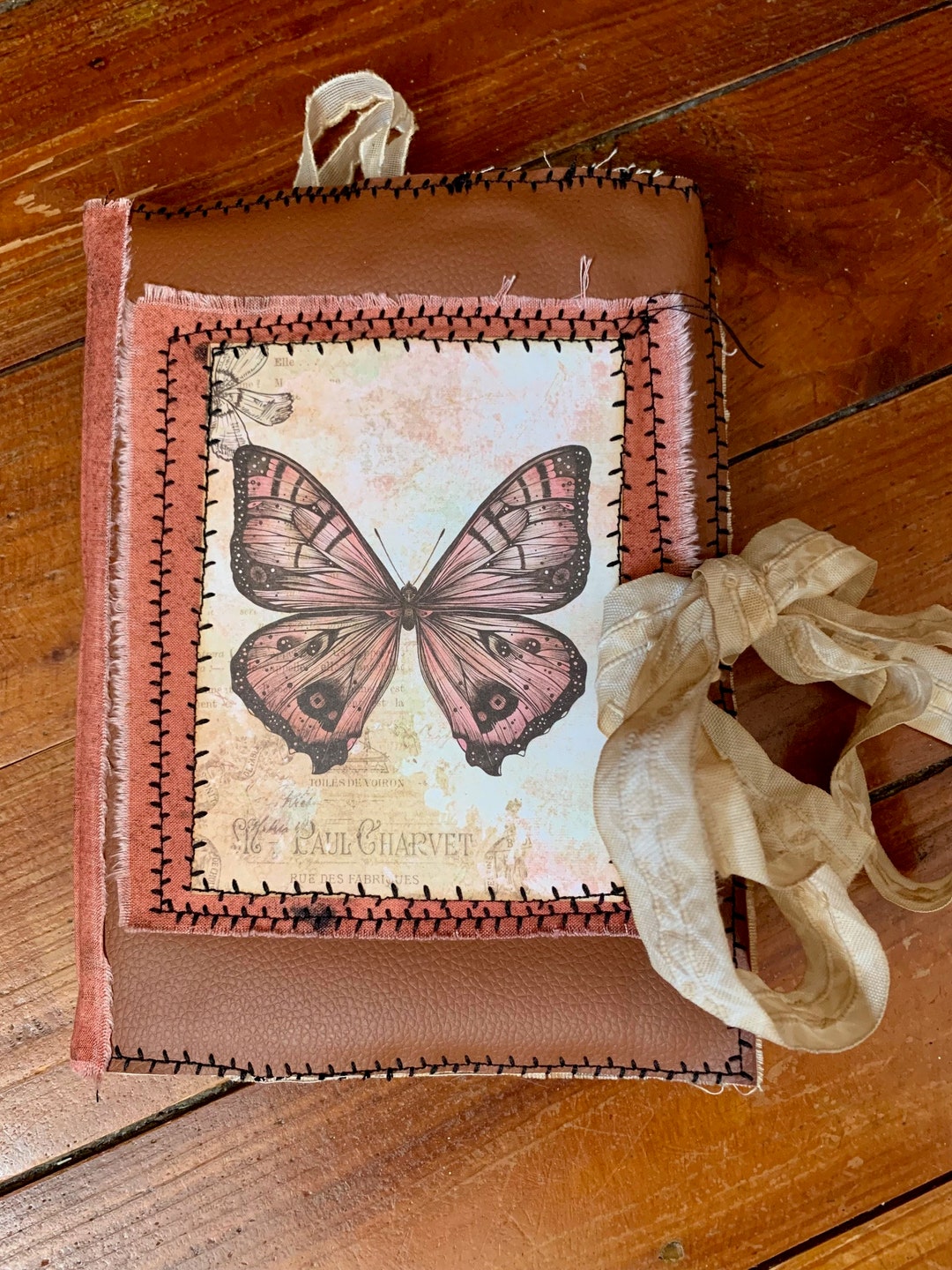 Junk Journal BUTTERFLY Art Journal handgefertigtes vintage Etsy.de