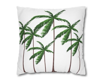 Palms Spun Polyester Square Pillowcase