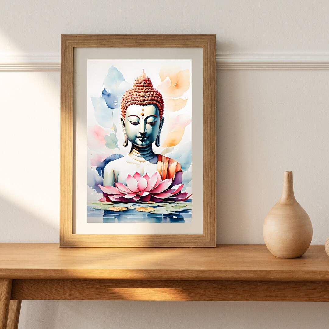 Serene Buddha Sculpture for Tranquil Home | Meditation Wall Art，yoga ...