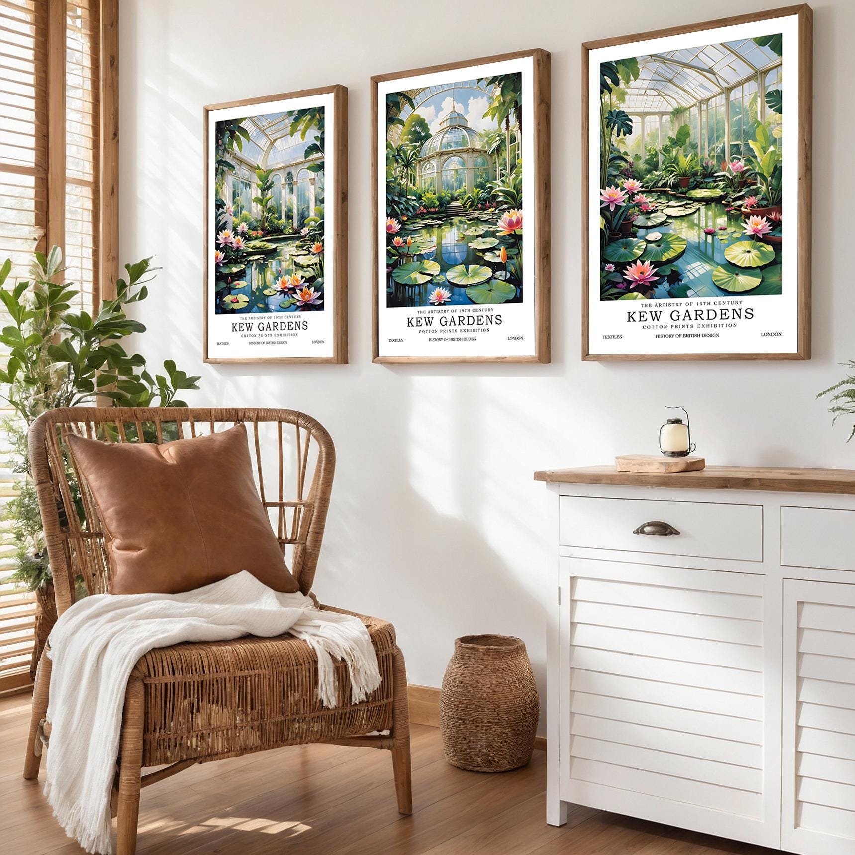 Kew gardens poster - Etsy 日本