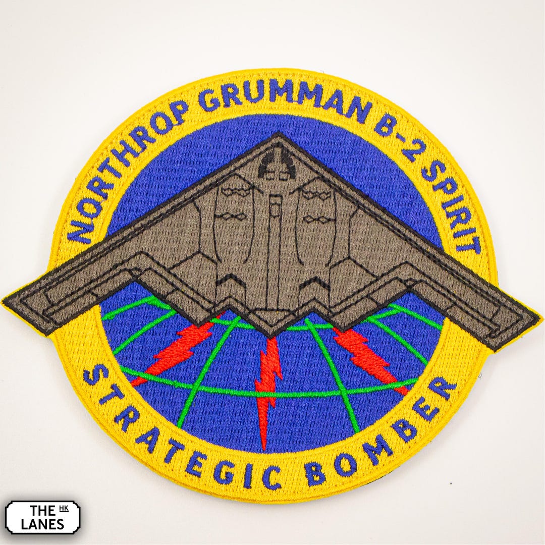 B-2 Spirit Bomber Morale Embroidered Hooked Patch - Etsy