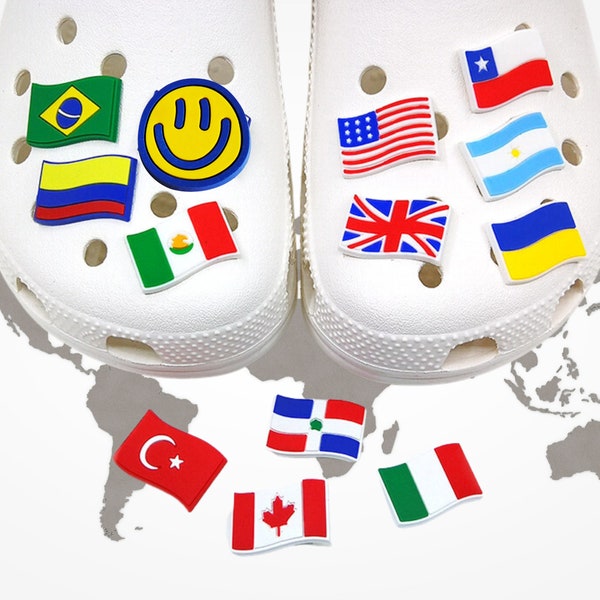 Flag Jibbitz Etsy UK