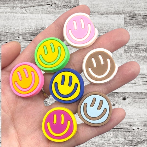 Smiley Face Jibbitz Etsy