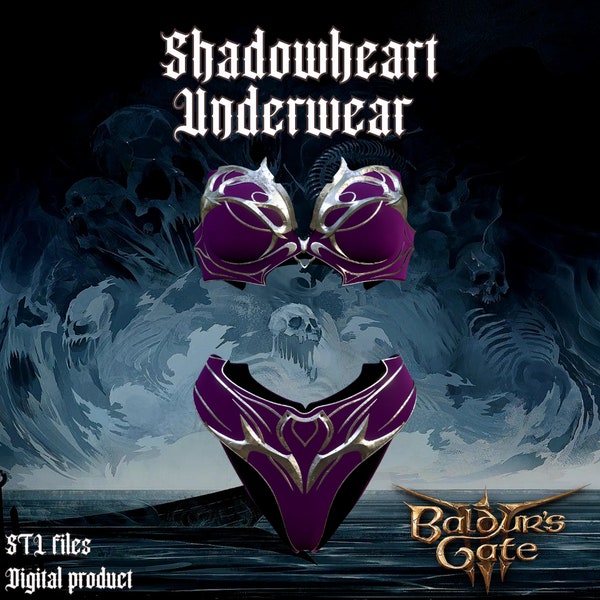 Shadowheart Underwear Set Baldurs Gate 3 STL