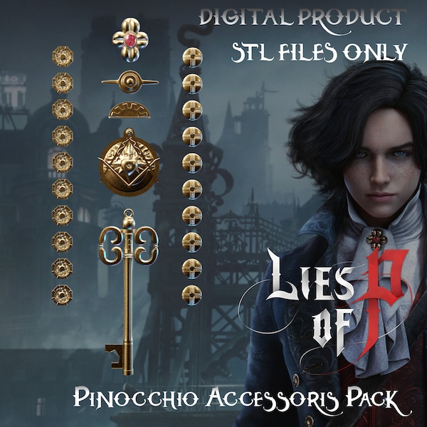 Pinocchio Accessories Cosplay Pack Lies of P