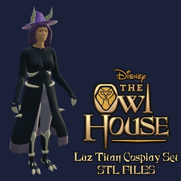 Luz Titan Owl House Cosplay Kit STL