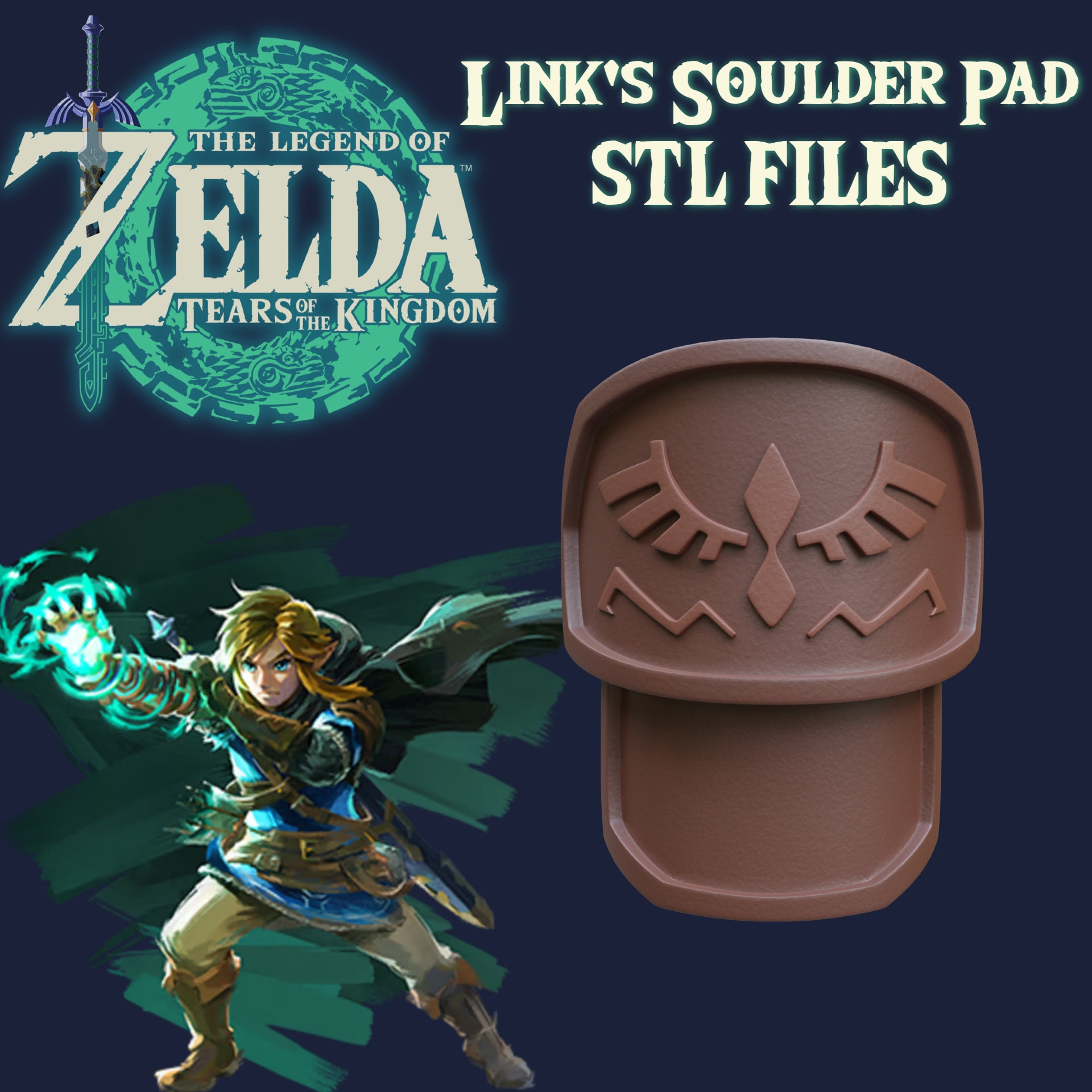 STL file Link Zelda: Tears of the Kingdom - TOTK - Premium statue