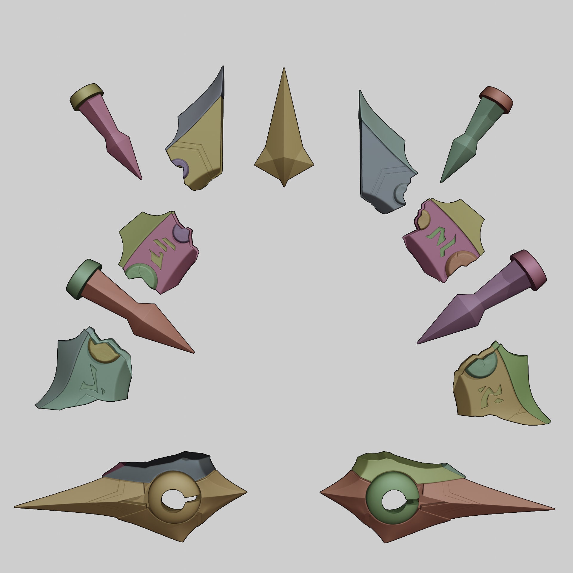 3D file Briar Clothing Accessories League of Legends for cosplay・3D printer  design to download・Cults