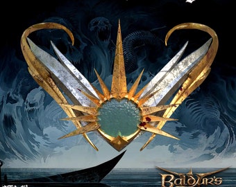 Fantasy Circlet of Blasting Baldurs Gate 3 STL