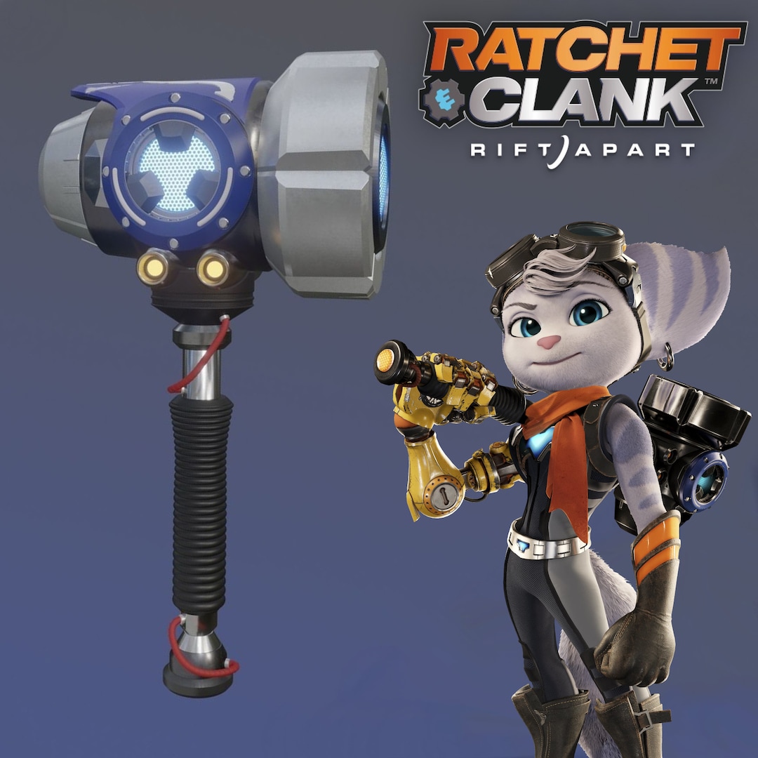 Rivet Hammer Ratchet and Clank Rift Apart STL Etsy