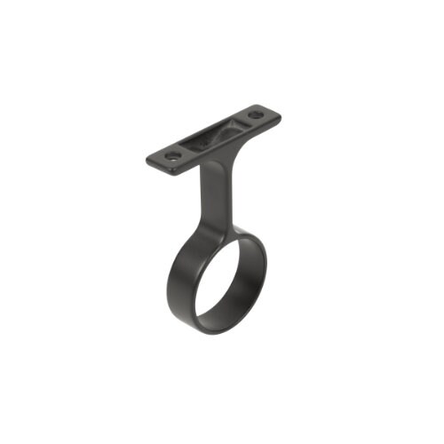 Round Matte Brass Closet Rod Center Support Etsy