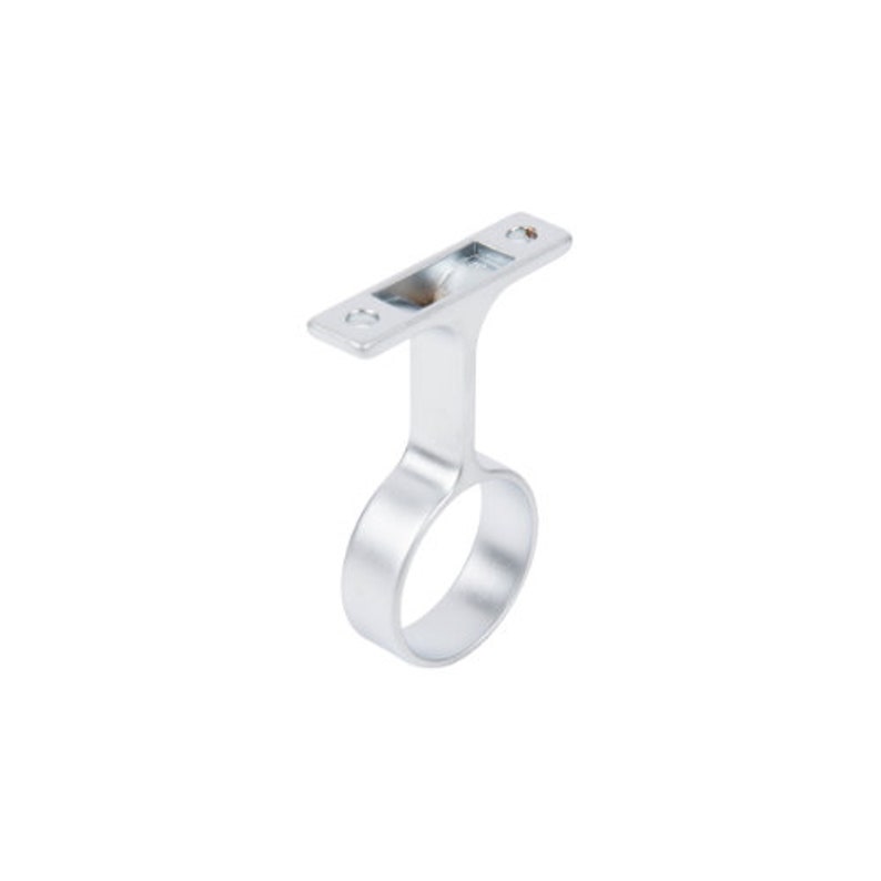 Round Matte Brass Closet Rod Center Support Etsy