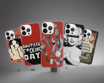 Middle Finger Phone Case: Lewd Design, Soft TPU Gel Cover