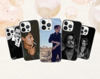Johnny Depp Phone Case, TPU Gel Cover iPhone, Samsung, Pixel