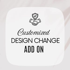 Customized Design Change Add On Service for website Templates & Digital Invitations