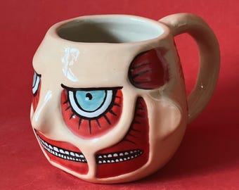 Tazza fatta a mano di Attack on Titan