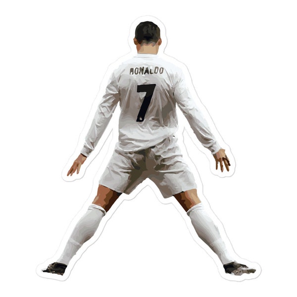 Cristiano Ronaldo Real Madrid Celebration Sticker
