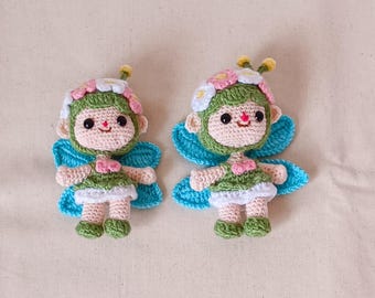 PDF Pattern :Crochet Fairy Doll Pattern || Amigurumi Tutorial (US Terms)