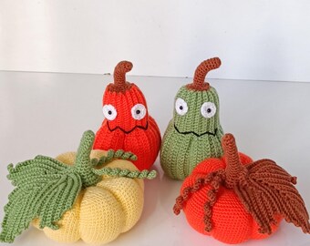 PDF Pattern: All Crochet Halloween Pumpkin & Monster Amigurumi Pattern