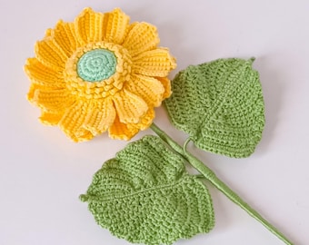 PDF Pattern : Crochet Sunflower Bouquet | Easy Floral Tutorial