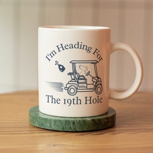 Golf Cart, Becher, Golf-Liebhaber-Geschenk, für Männer, für Papa, für Damen, für Damen, für Kinder, Golfer im Club, Buggy, Golfball, Sport, natürlich, Spiel, lustig, verrückt