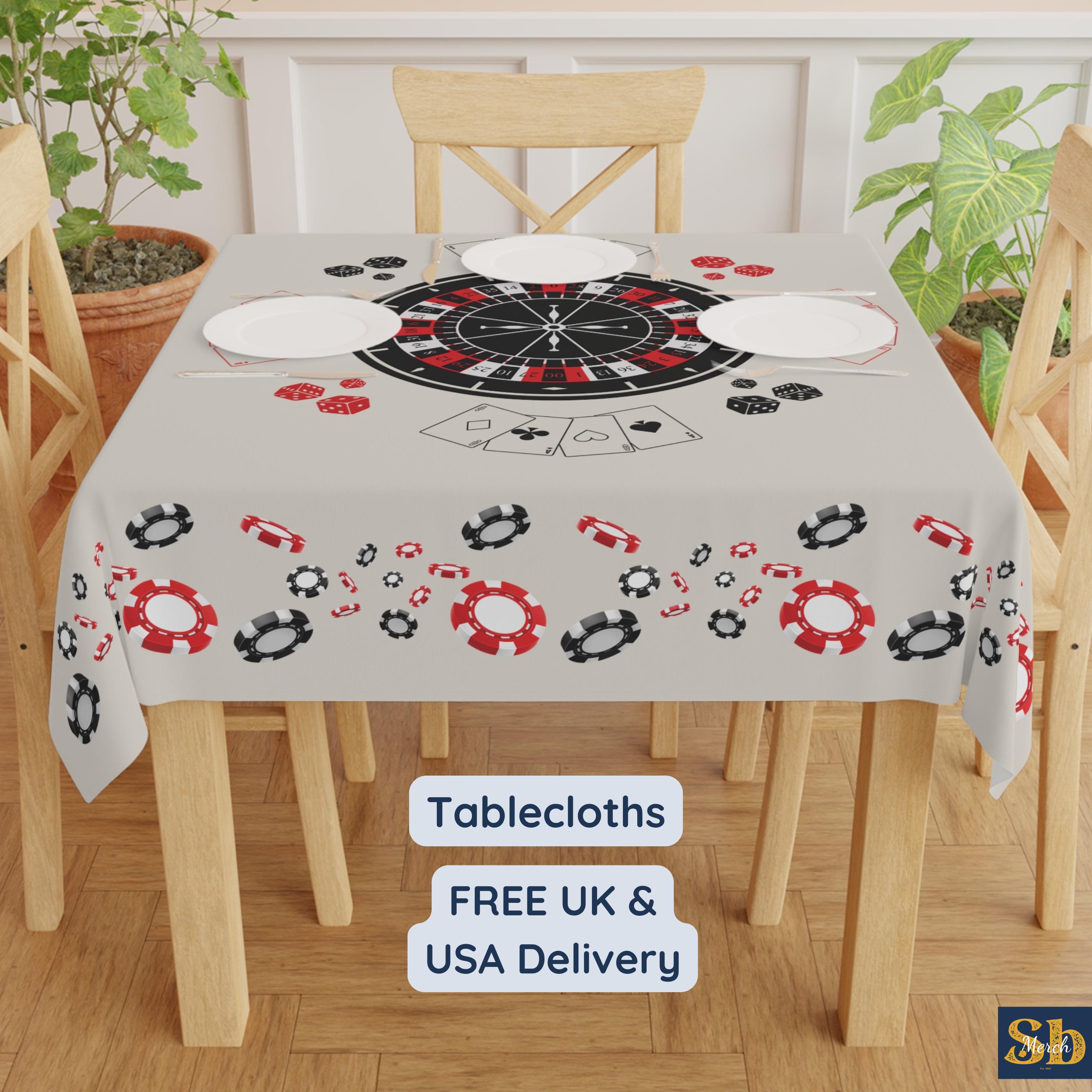 Playing Card Decor Game Tablecloth Card Table Cover Card Table Decor ...