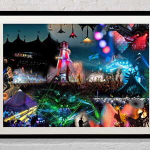 Glastonbury Festival bei Nacht (A2)