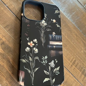 Witchcraft Dark Botanical iPhone 15 Case | Darkness Academia Cottagecore Aesthetic | Witch Halloween iPhone 14 Casing | Darkness Academia