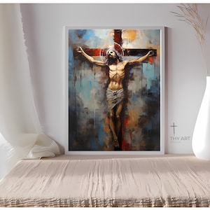 Crucifixion Art, Impressionism, Christ the King Painting, Jesus Christ Crucifixion Image, Religious Pictures of Jesus, Jesus Digital Art