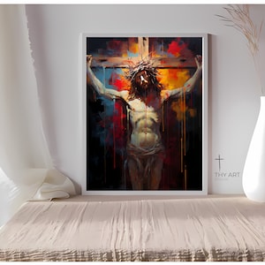 Crucifixion Painting, The Crucifixion of Jesus Christ, Jesus Crucifixion Painting, Christ Crucified Painting, Jesus Crucifixion Art, Jesus