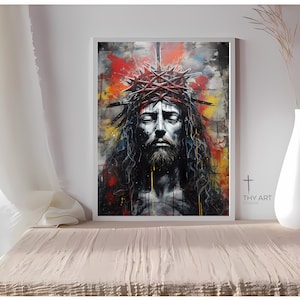 Jesus Painting, Graffiti, Jesus Art, Jesus Christ Art, Picture of the Real Jesus Christ, Christ Painting, A Picture of Jesus Christ, Jesus