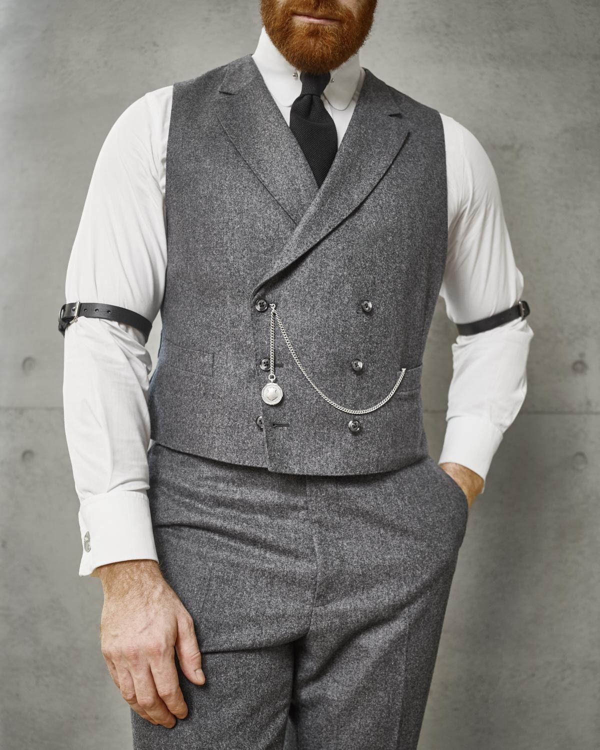 mens dress shirt arm band Why We Should Bring Back Sleeve Garters in 2025