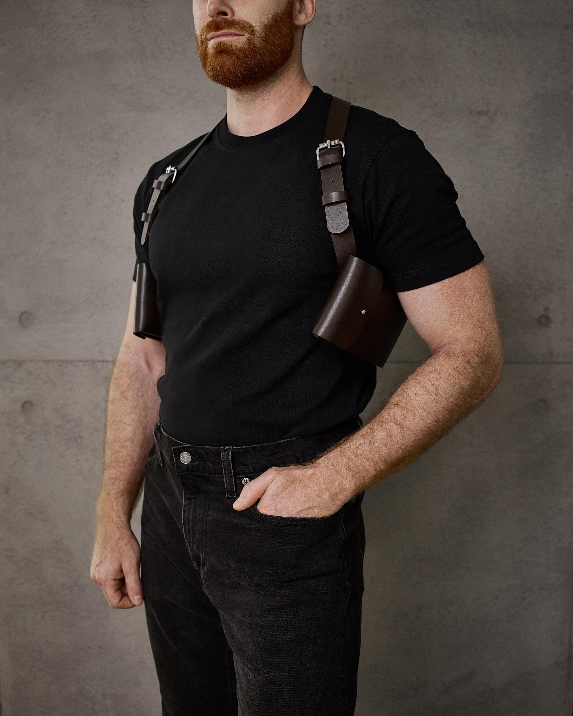 Tom Thomas Brown Cowhide Leather Backpack Marcus Bonna Double Case for Bass Clarinet (Low C) and  main image 4