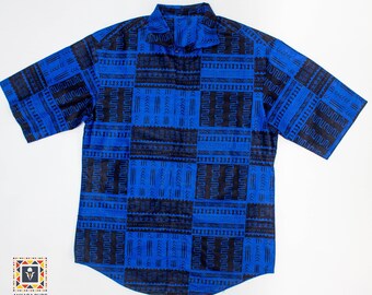 African Print Ankara Shirt & Short - Motho, size XL