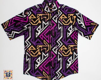 African Print Ankara Shirt & Short - Murume, size L