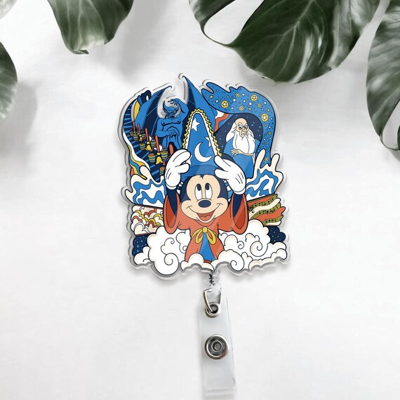 BEKECH Fantasy Film Retractable Badge Holder - Cartoon Movie Inspired Gift With Clip - View #2