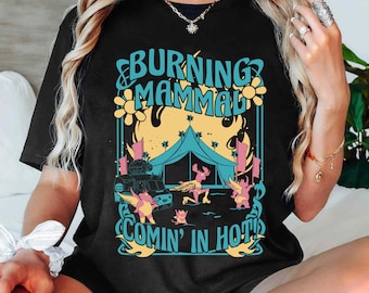 Retro Disney Zootopia Burning Mammal Comin' In Hot Shirt, Disney Festival Tee, Zootopiaworld Family Trip Outfit, Disney Movie Fan Gift