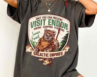 Ewok Endor National Park Protect Our Forest T-shirt, Vintage Star Wars Ewok Tee, Funny Ewok Shirt, Hollywood Studios Trip Matching Tee
