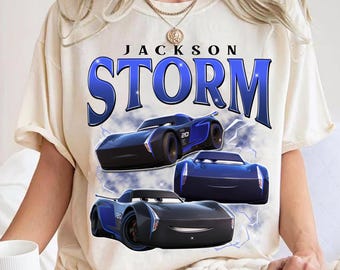Disney Cars Jackson Storm T-Shirt, Pixar Racing Cars Movie Tee, Disney Cars Lover Outfit, Cars Land Shirt, Disneyland Family Trip 2026
