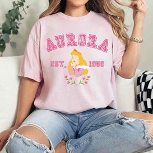 Vintage Disney Aurora Est 1959 Shirt, Sleeping Beauty T-shirt, Disney Princess Aurora Tee, Disneyland Family Matching, Disney Trip 2024