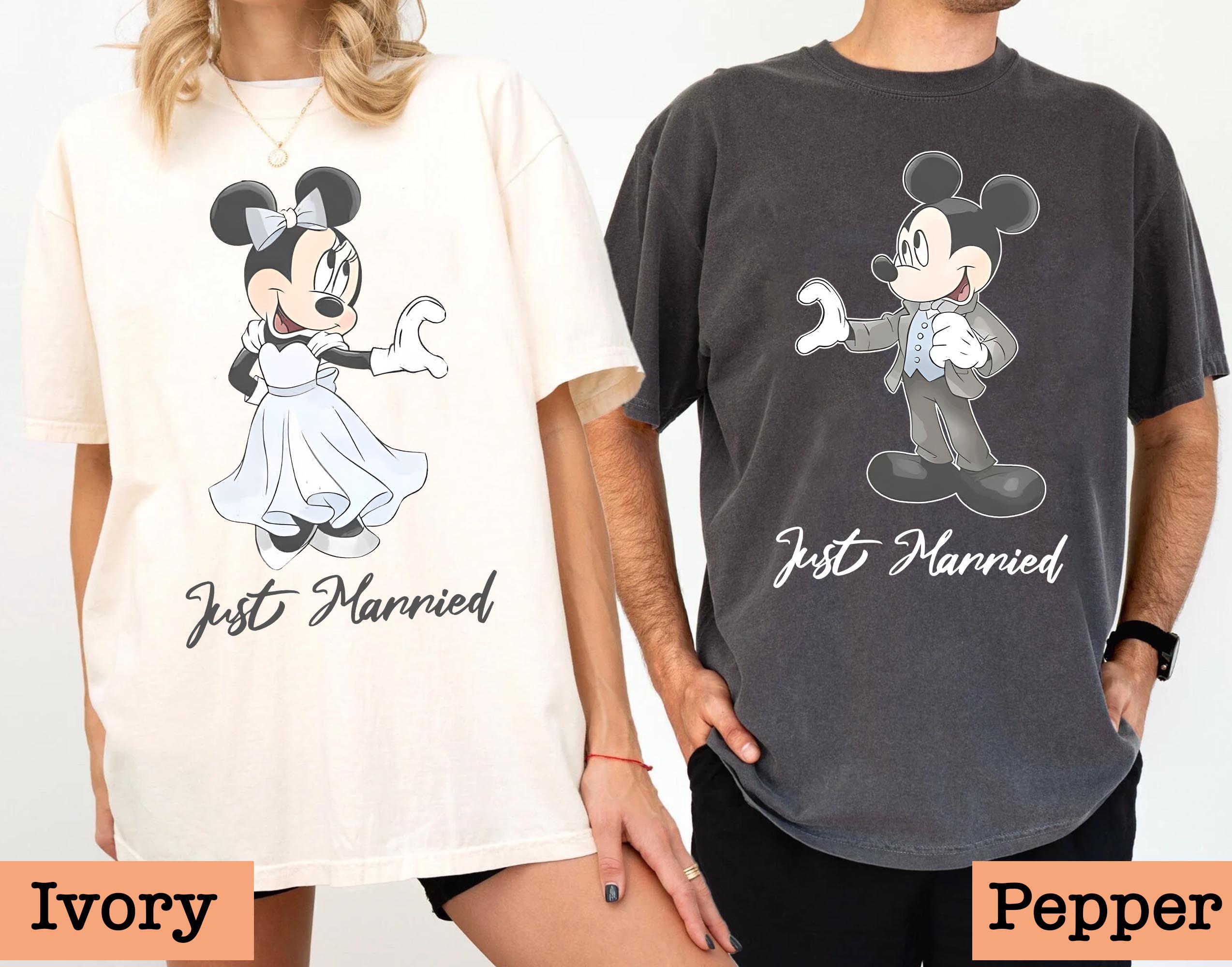 Hoodies Just Engaged Disney Shirts Just Married Mickey