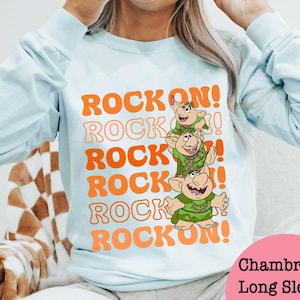 Frozen Trolls Rock On Shirt, Disney Frozen Funny Troll Stack Tee, Arendelle Troll Trio Graphic Shirt, Disneyland Trip Family Matching Tee
