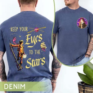 Two Sided Disney Treasure Planet Jim Hawkins Shirt, Keep Your Eyes To The Stars Tee, Disneyland Space Adventure Family Trip Matching 2025