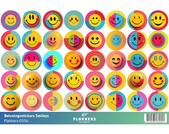 Beloningsstickers Smileys