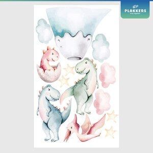 Wall stickers dinosaurs watercolor