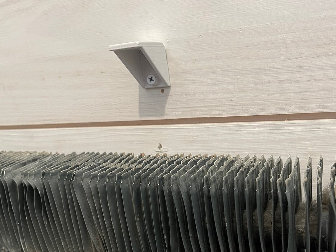 Baseboard Heater Cover Wall Bracket Etsy