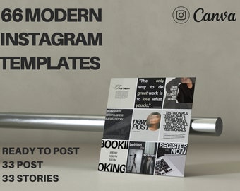 Moderne Instagram Vorlagen | Small Business Bundle (Canva)