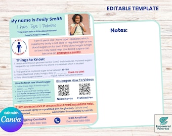 Type 1 Diabetes Intro Sheet